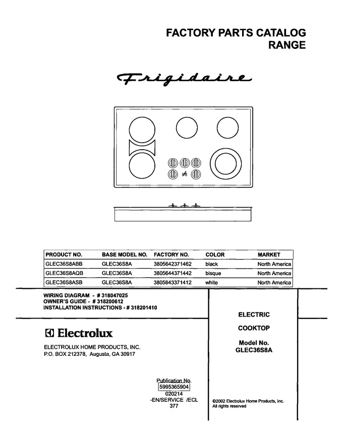 Diagram for GLEC36S8AQB