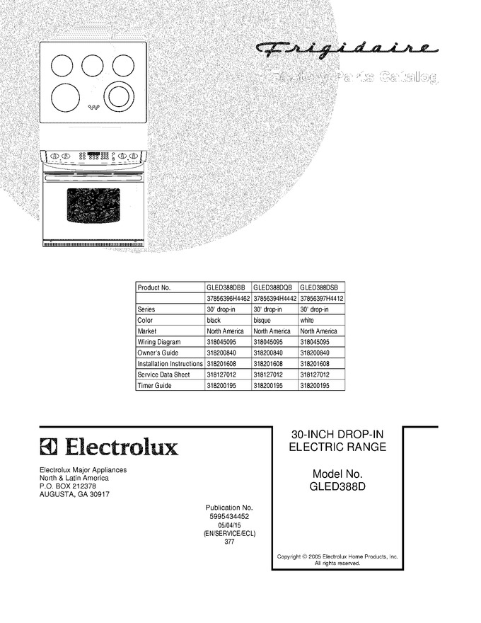 Diagram for GLED388DQB