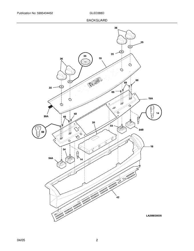 Diagram for GLED388DSB