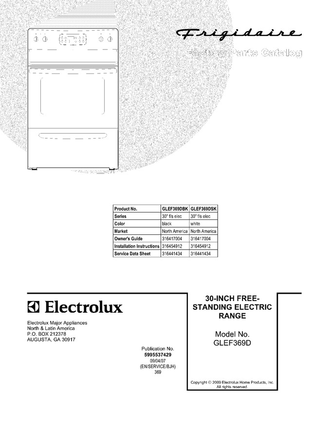 Diagram for GLEF369DSK