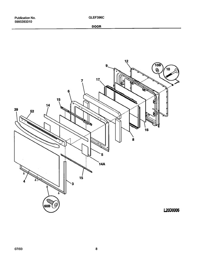 Diagram for GLEF396CSB