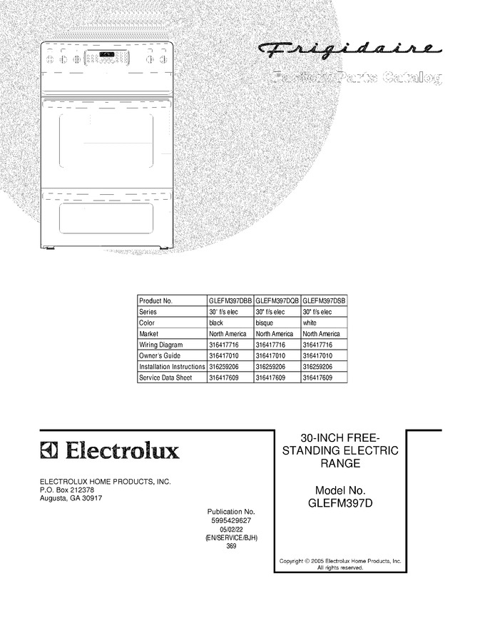 Diagram for GLEFM397DSB