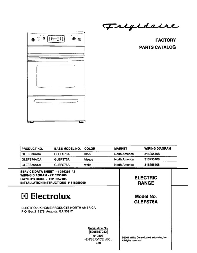 Diagram for GLEFS76ABA