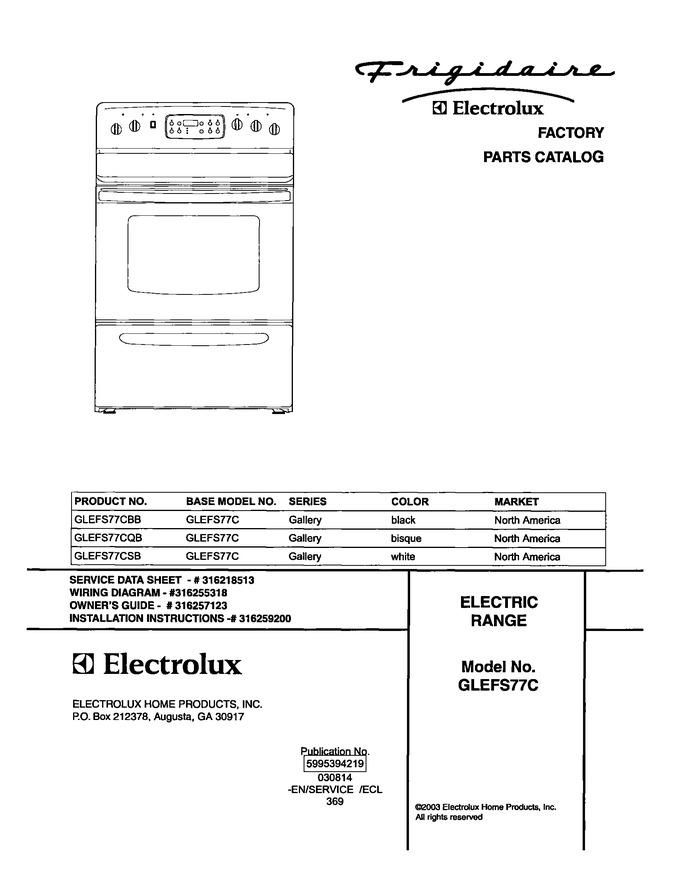 Diagram for GLEFS77CBB