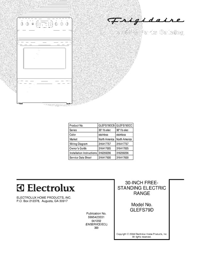 Diagram for GLEFS79DCB