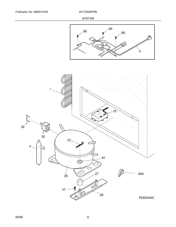 Diagram for GLFC2528FW6