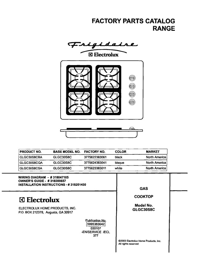 Diagram for GLGC30S8CBA