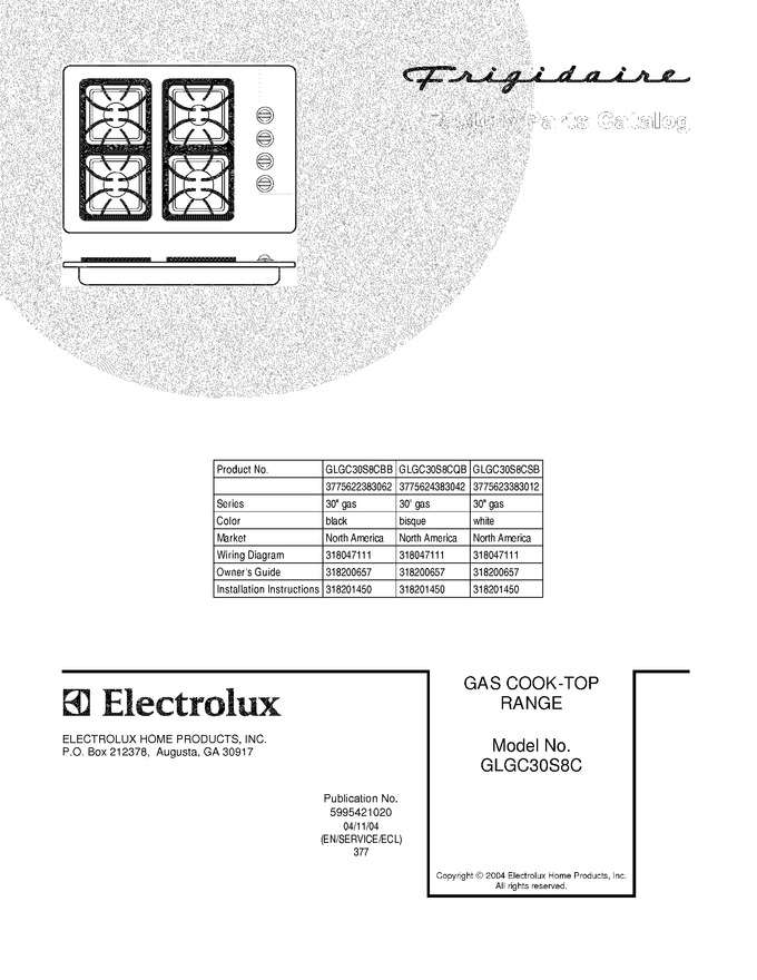 Diagram for GLGC30S8CQB