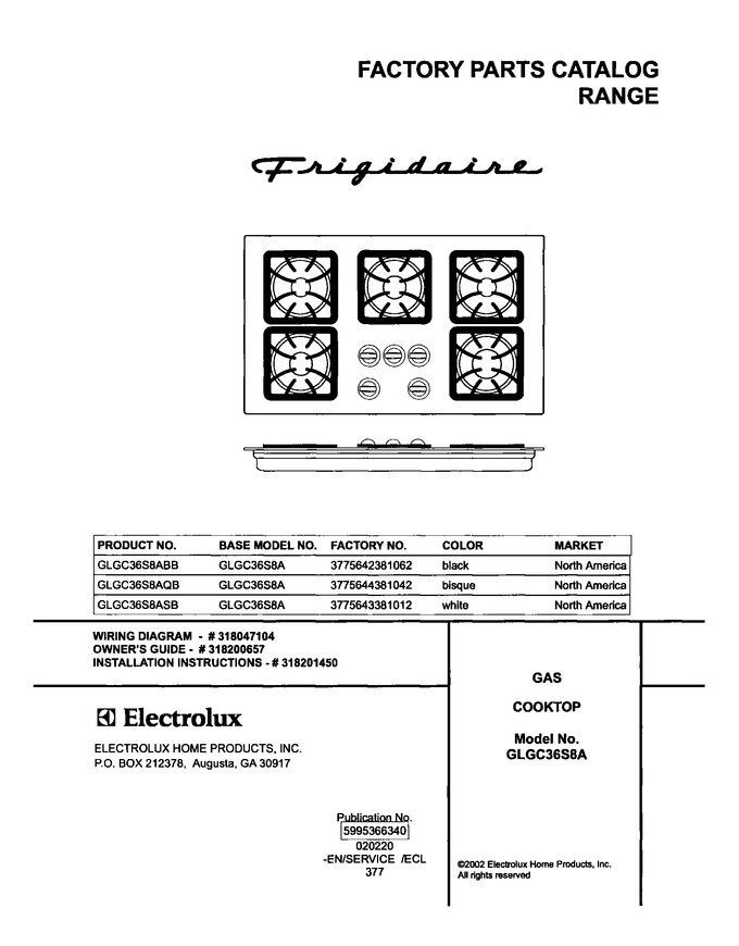 Diagram for GLGC36S8ASB