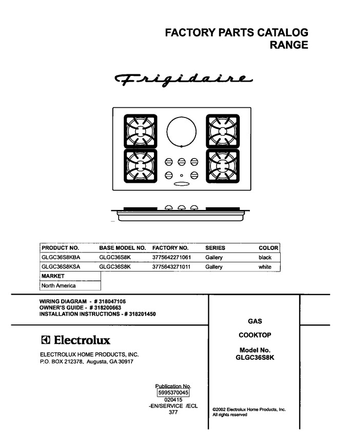 Diagram for GLGC36S8KSA