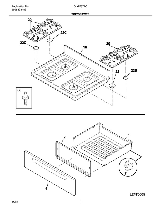 Diagram for GLGF377CSB