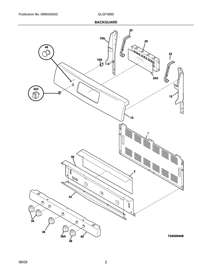 Diagram for GLGF386DBK