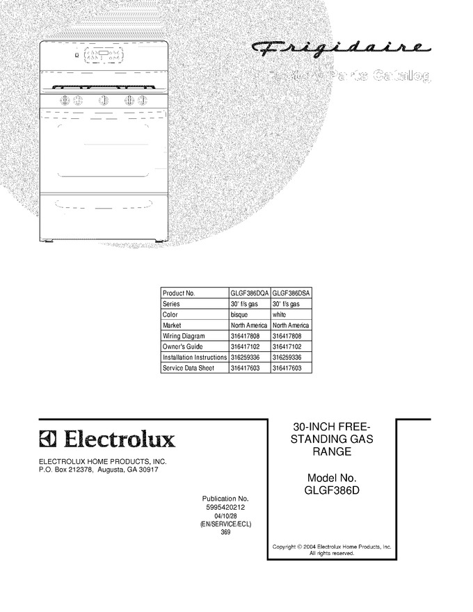 Diagram for GLGF386DQA