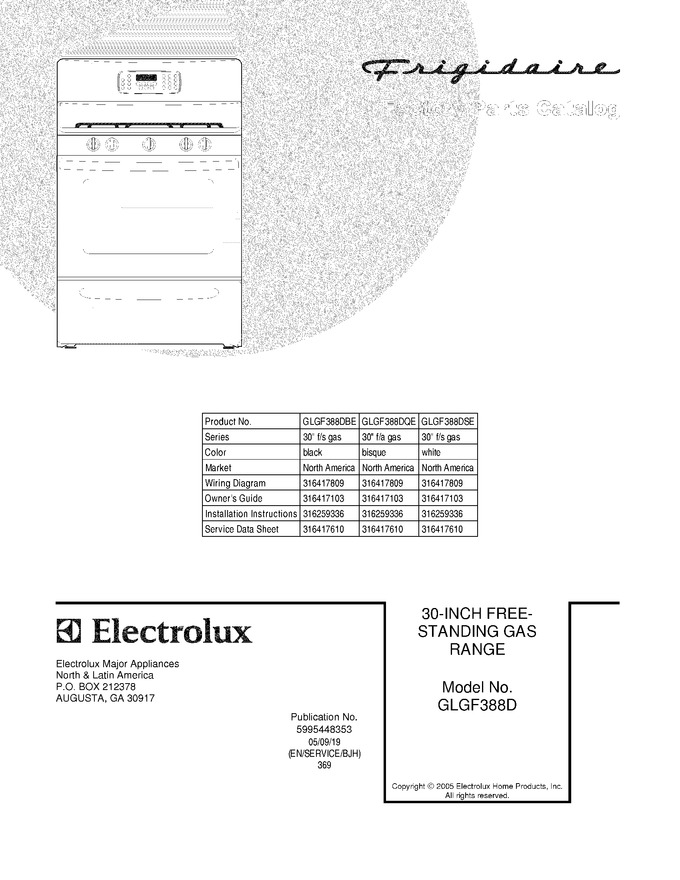 Diagram for GLGF388DBE