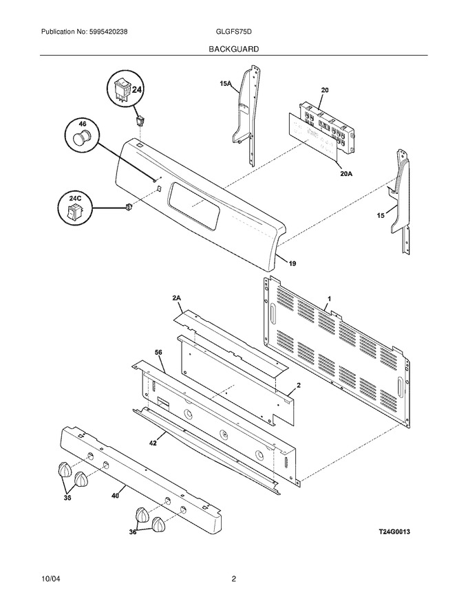 Diagram for GLGFS75DSA