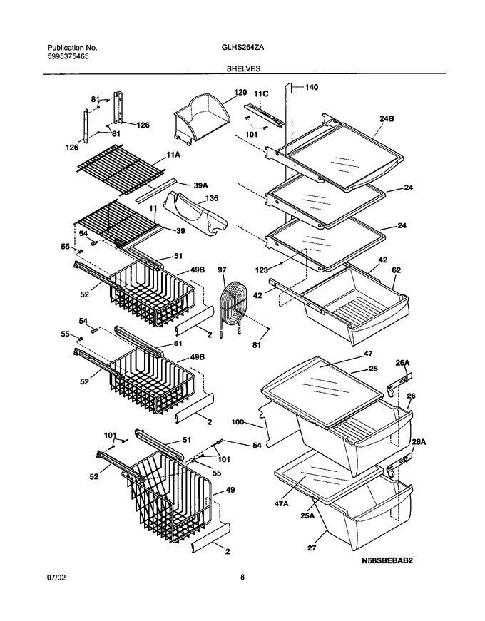 Diagram for GLHS264ZAW3