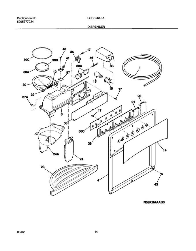 Diagram for GLHS264ZAB4