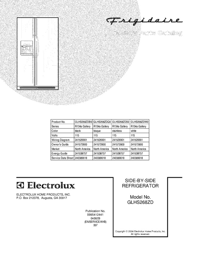 Diagram for GLHS268ZDB0