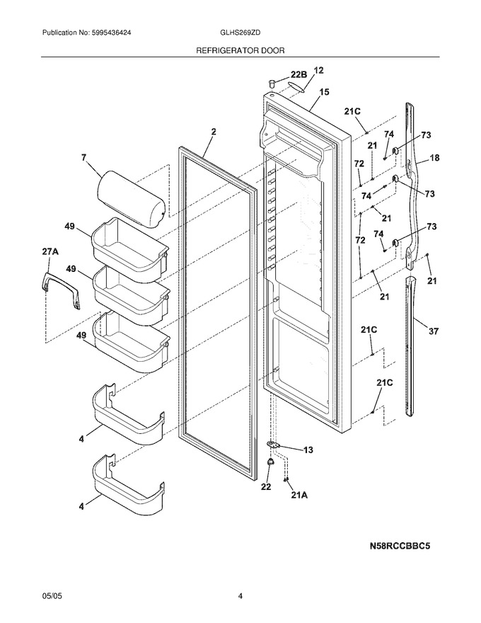 Diagram for GLHS269ZDB7