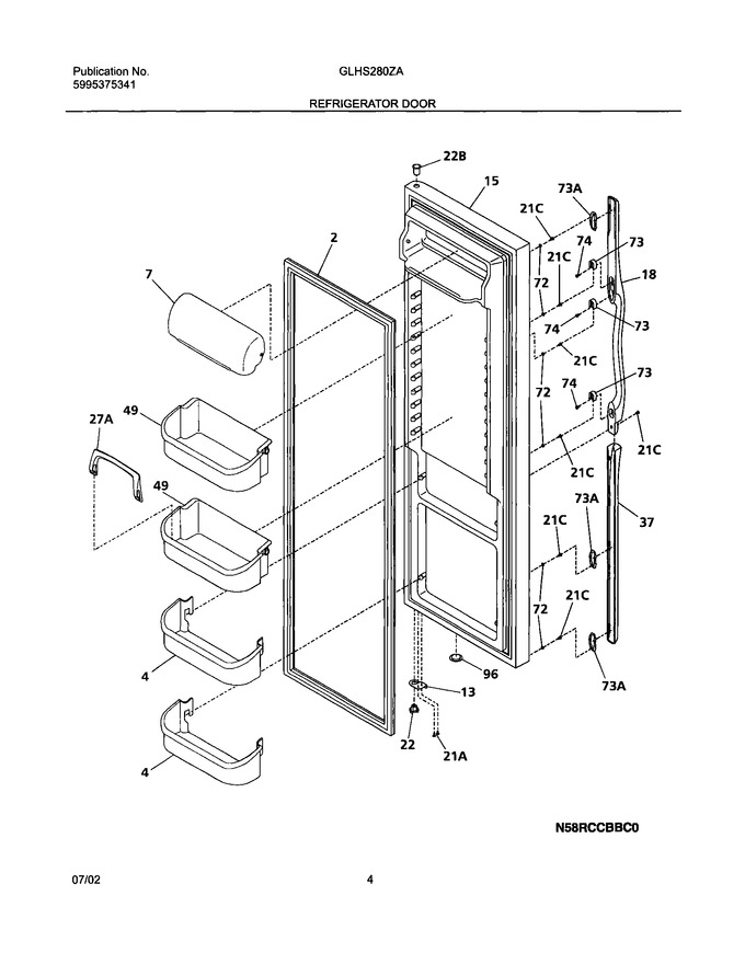 Diagram for GLHS280ZAW4