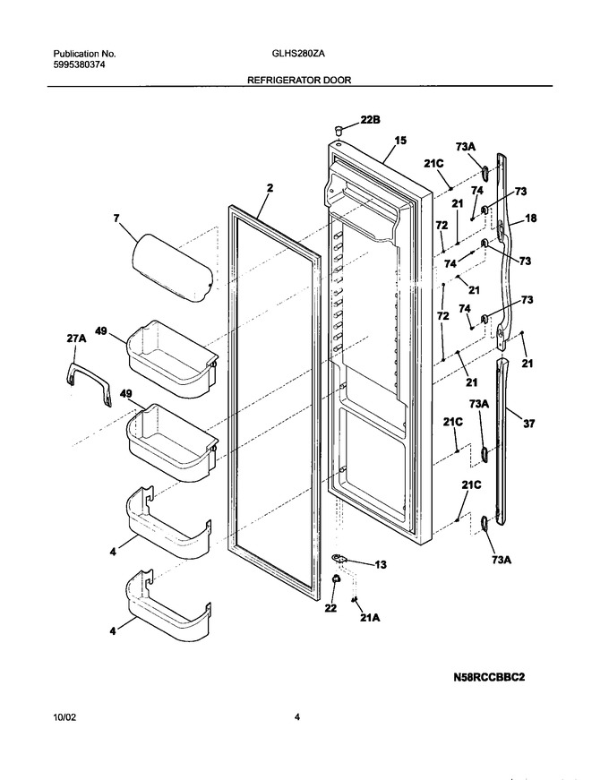 Diagram for GLHS280ZAQ5