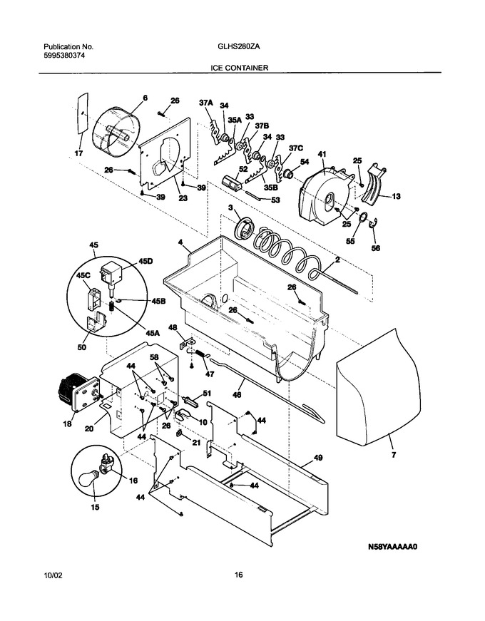 Diagram for GLHS280ZAW5