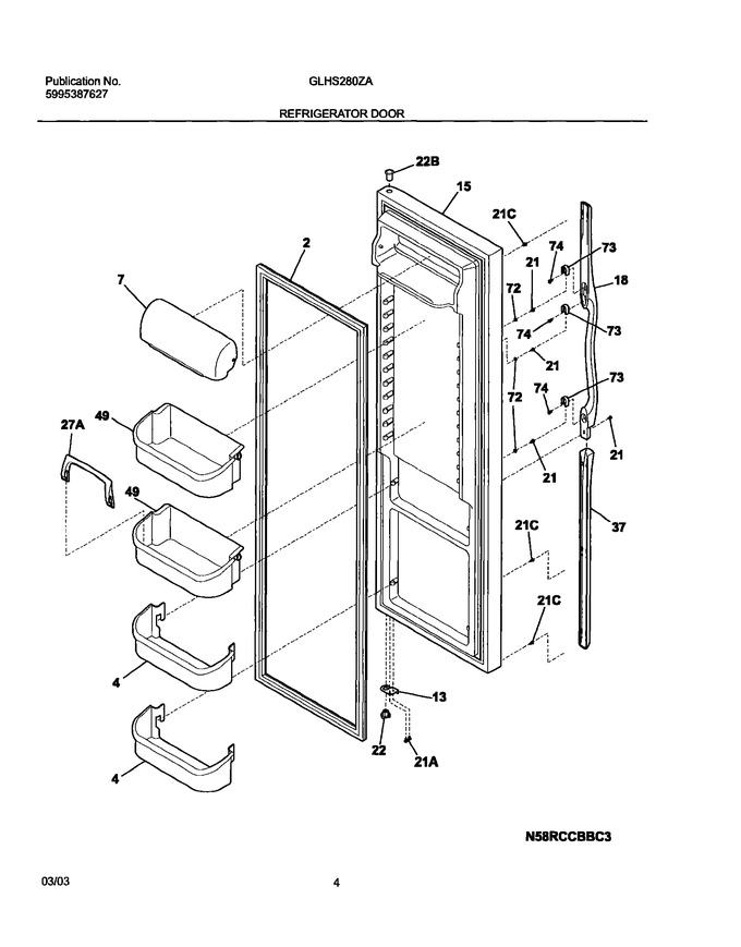 Diagram for GLHS280ZAW6