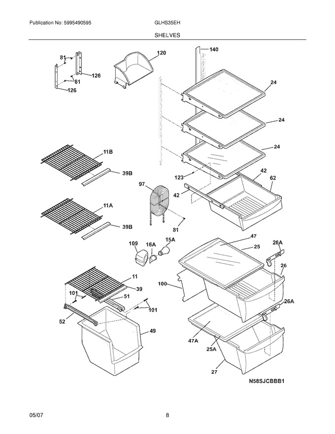 Diagram for GLHS35EHW3