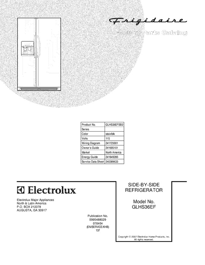 Diagram for GLHS36EFSB2