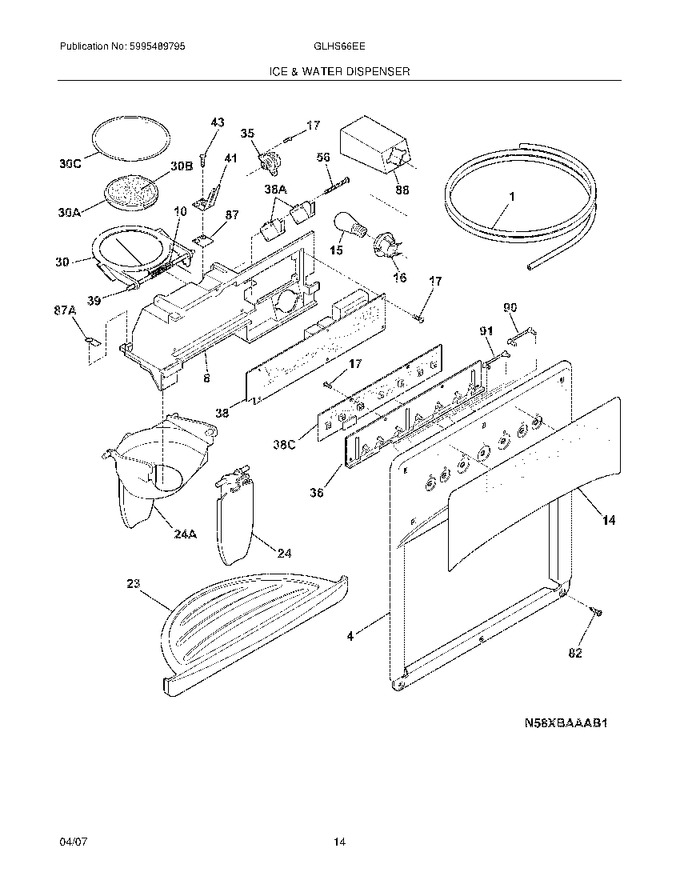 Diagram for GLHS66EEWC