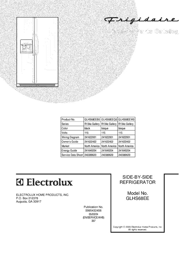 Diagram for GLHS68EEW0