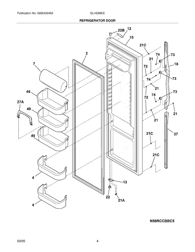 Diagram for GLHS68EEW0