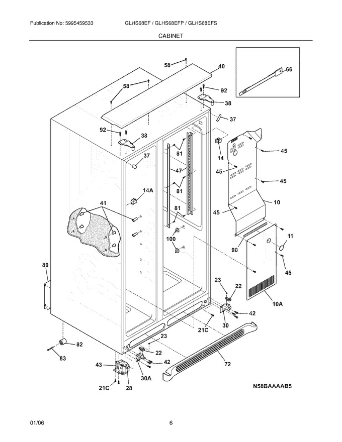 Diagram for GLHS68EFQ0