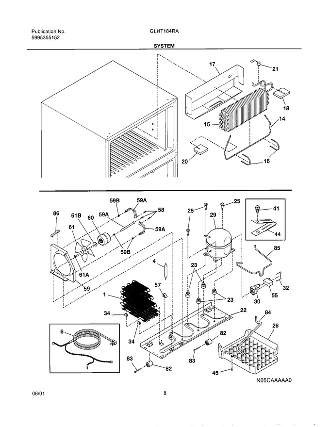 Diagram for GLHT184RAW0