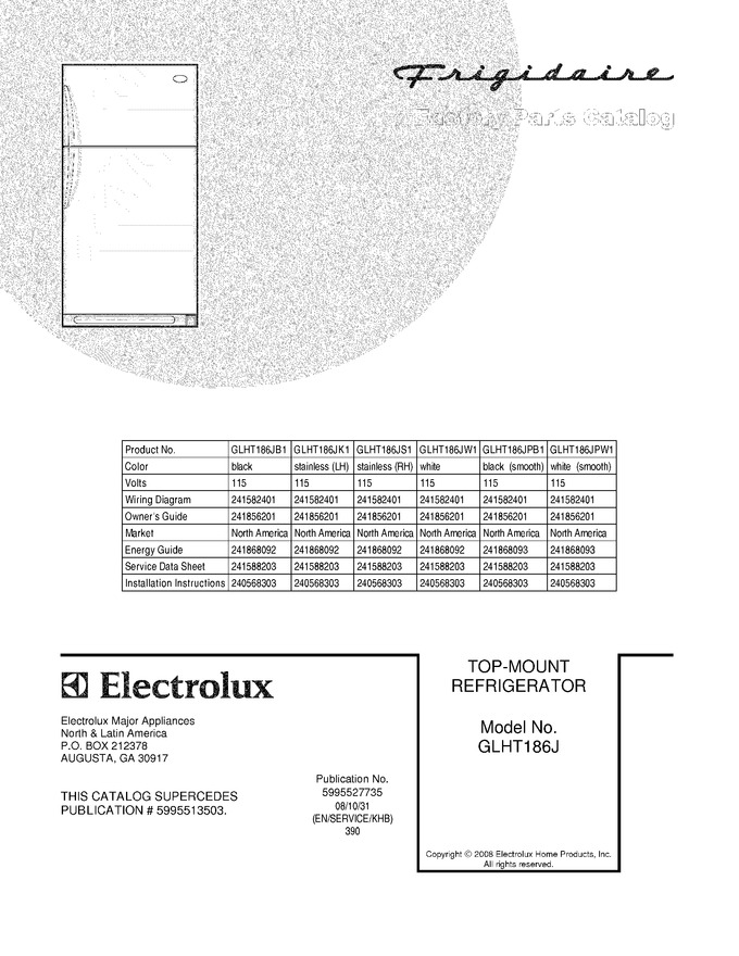 Diagram for GLHT186JW1