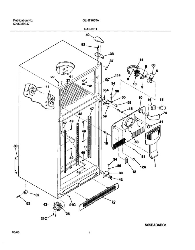 Diagram for GLHT186TAQ8