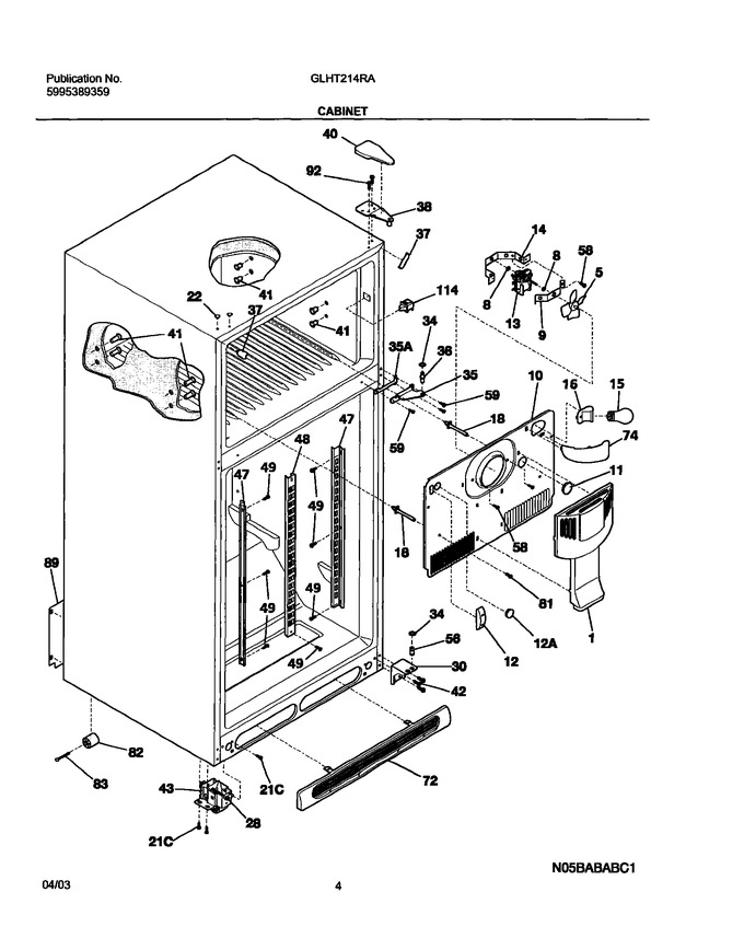 Diagram for GLHT214RAB4