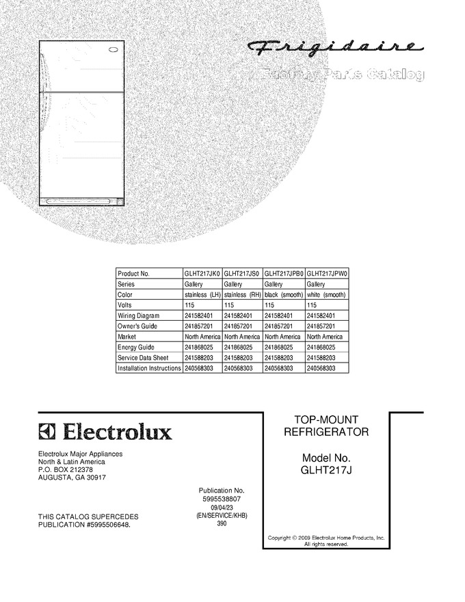 Diagram for GLHT217JPW0