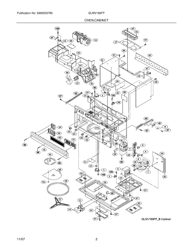 Diagram for GLMV169FPWB