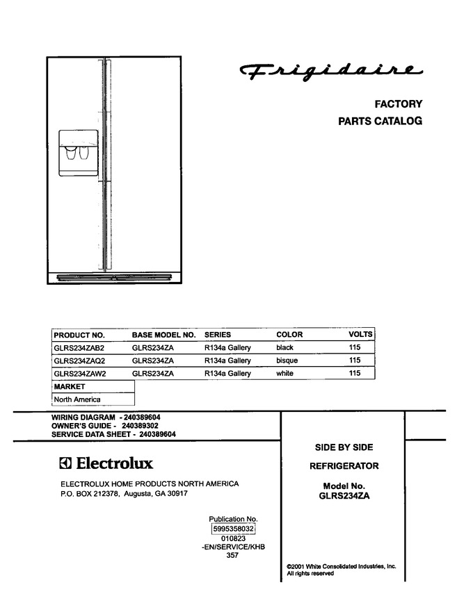 Diagram for GLRS234ZAW2