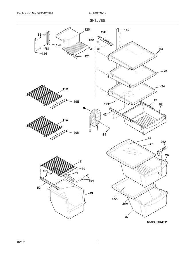 Diagram for GLRS263ZDQ6