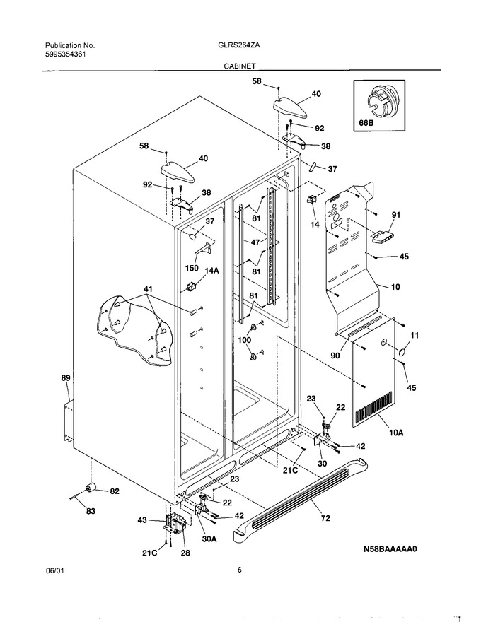 Diagram for GLRS264ZAW1