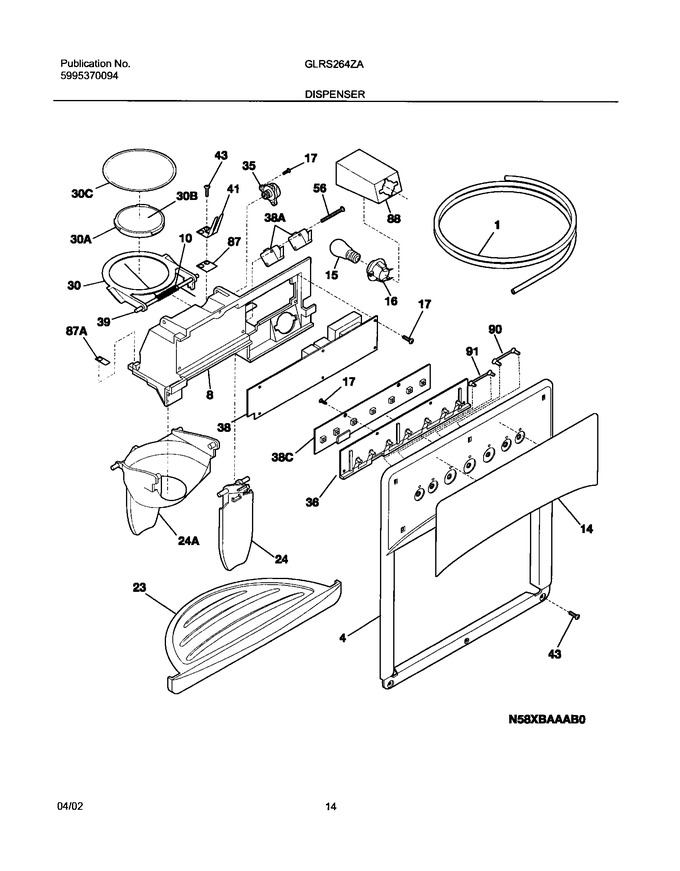 Diagram for GLRS264ZAB4