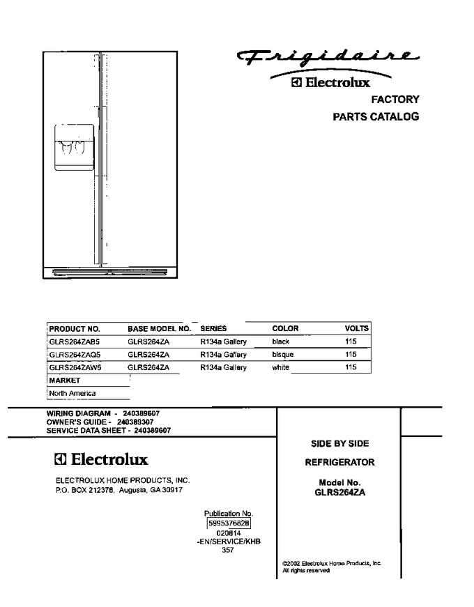 Diagram for GLRS264ZAQ5