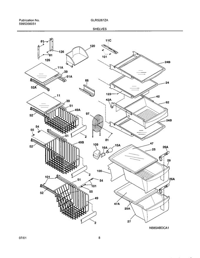Diagram for GLRS267ZAW0