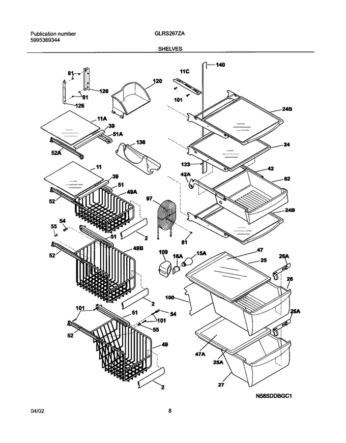 Diagram for GLRS267ZAW3