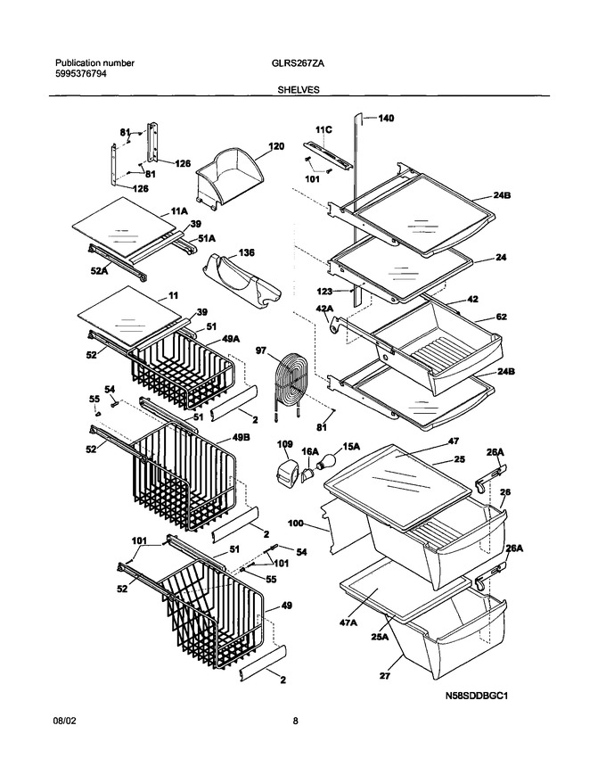 Diagram for GLRS267ZAW5