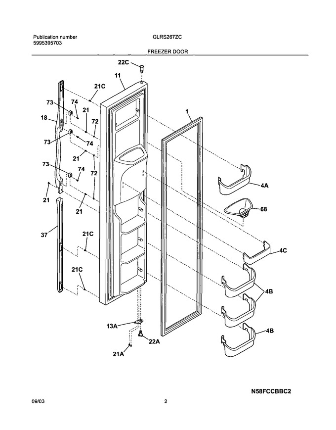 Diagram for GLRS267ZCW1