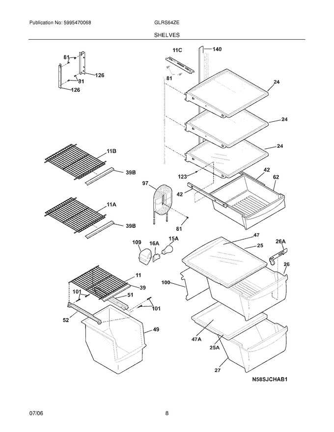 Diagram for GLRS64ZEB8