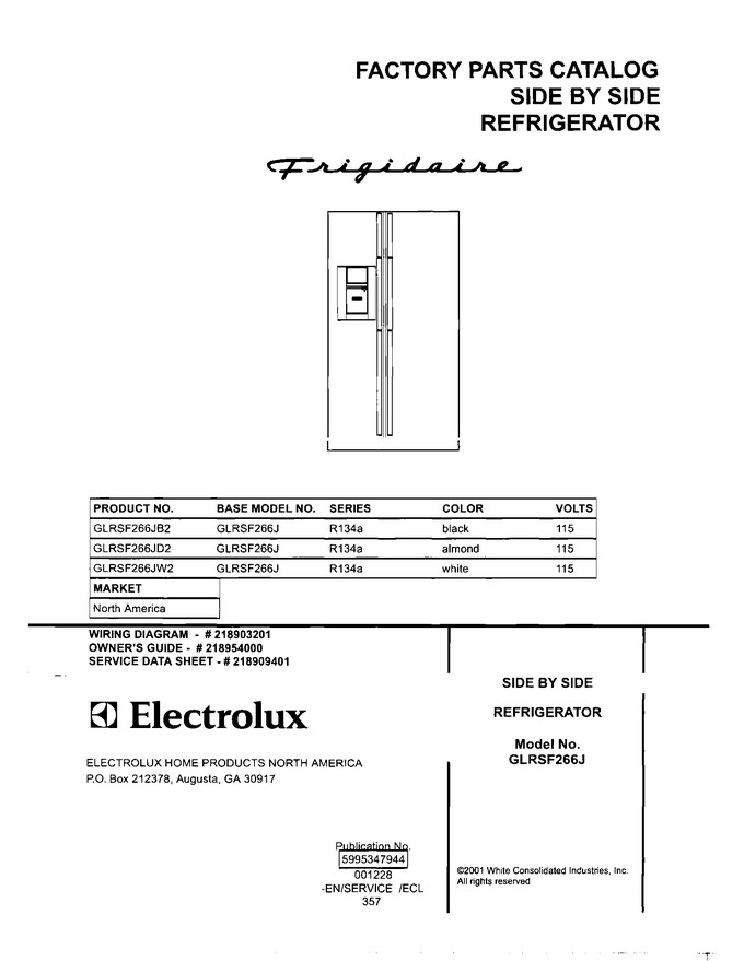 Diagram for GLRSF266JW2